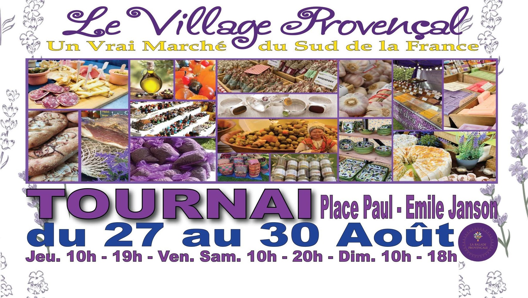 Affiche complète de Le village provencal