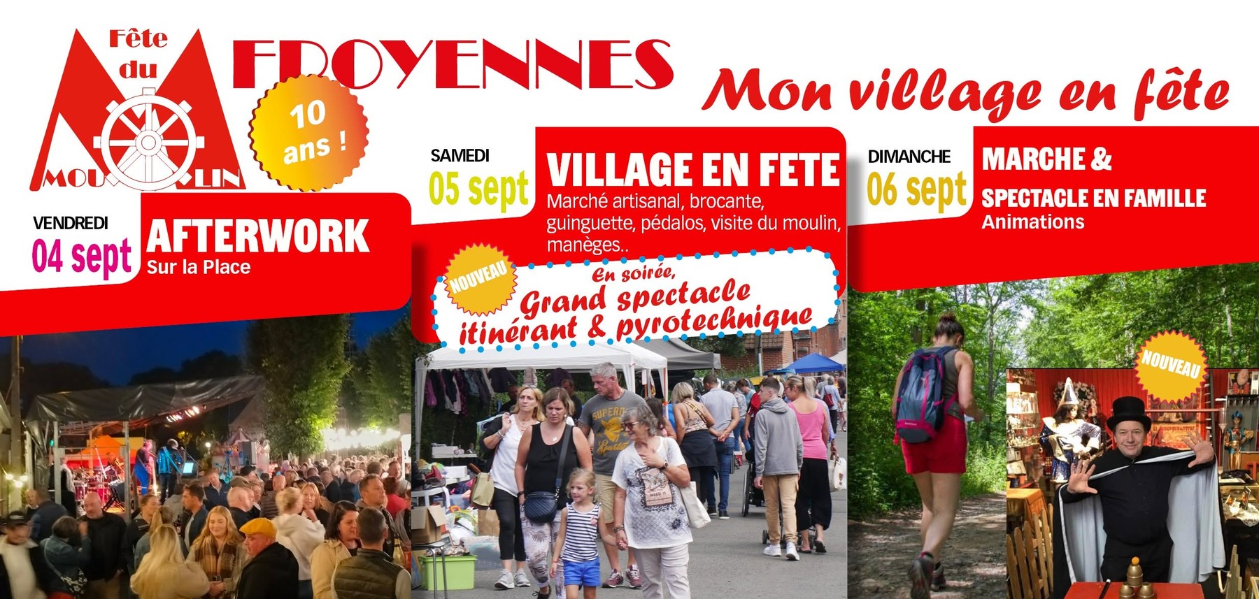 Affiche complète de Fête du Moulin