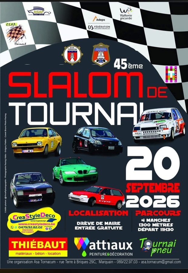 Affiche de Slalom de Tournai