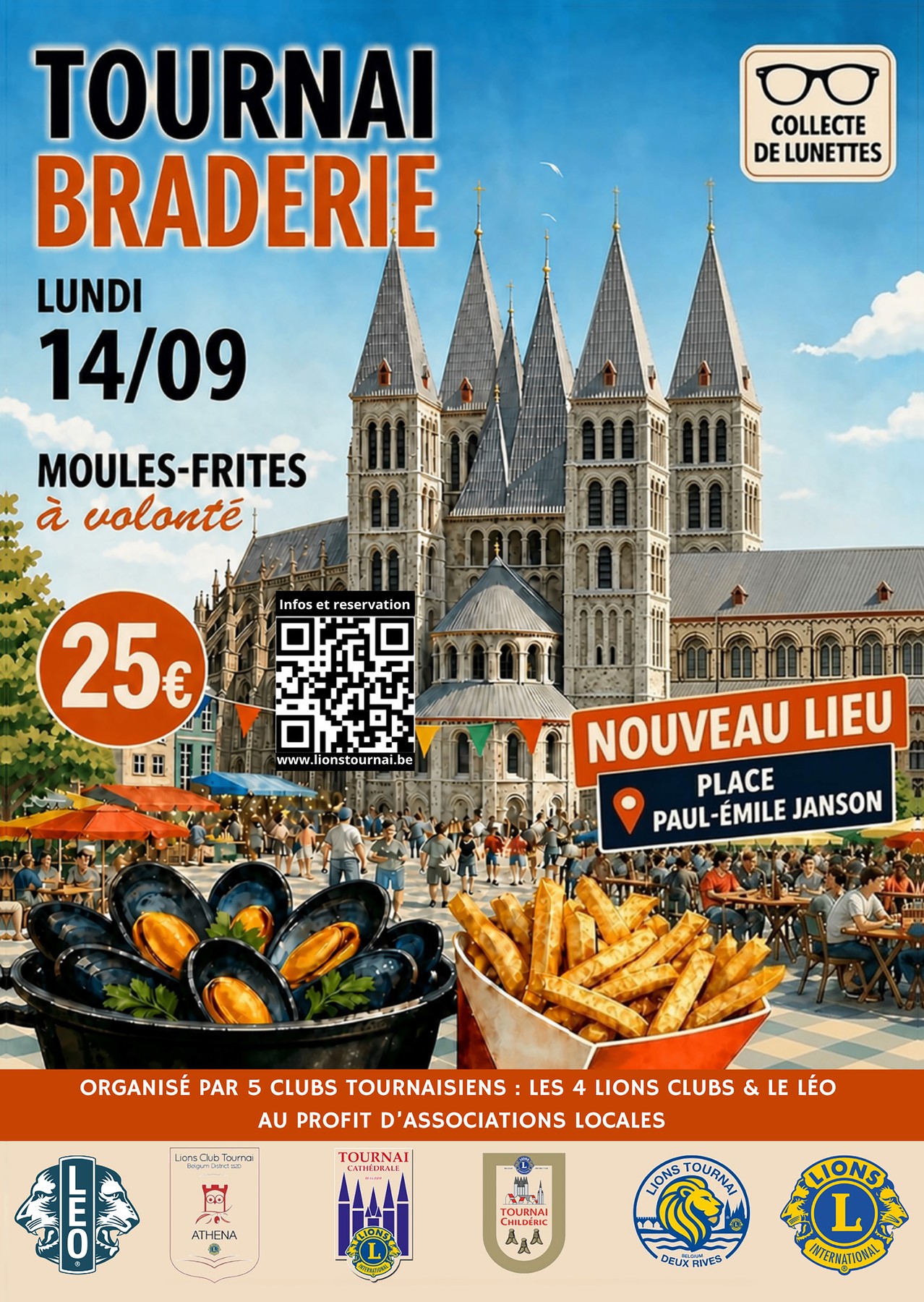 Affiche complète de Moules frites à volonté