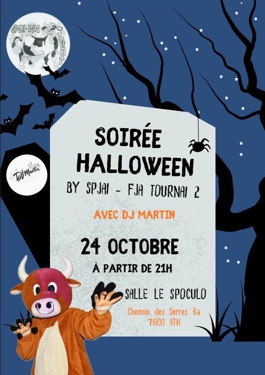 Affiche complète de Soirée Halloween