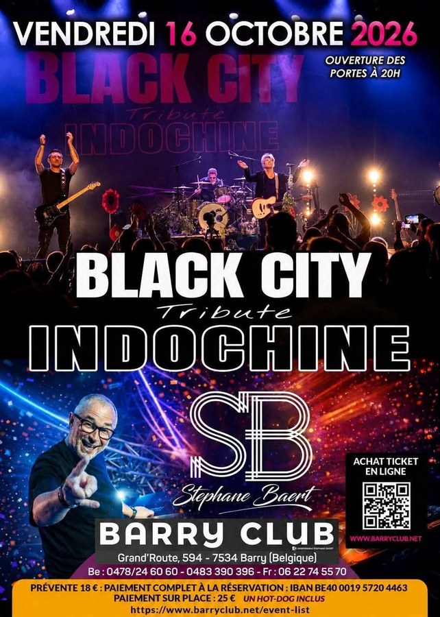 Affiche de Black city tribute indochine