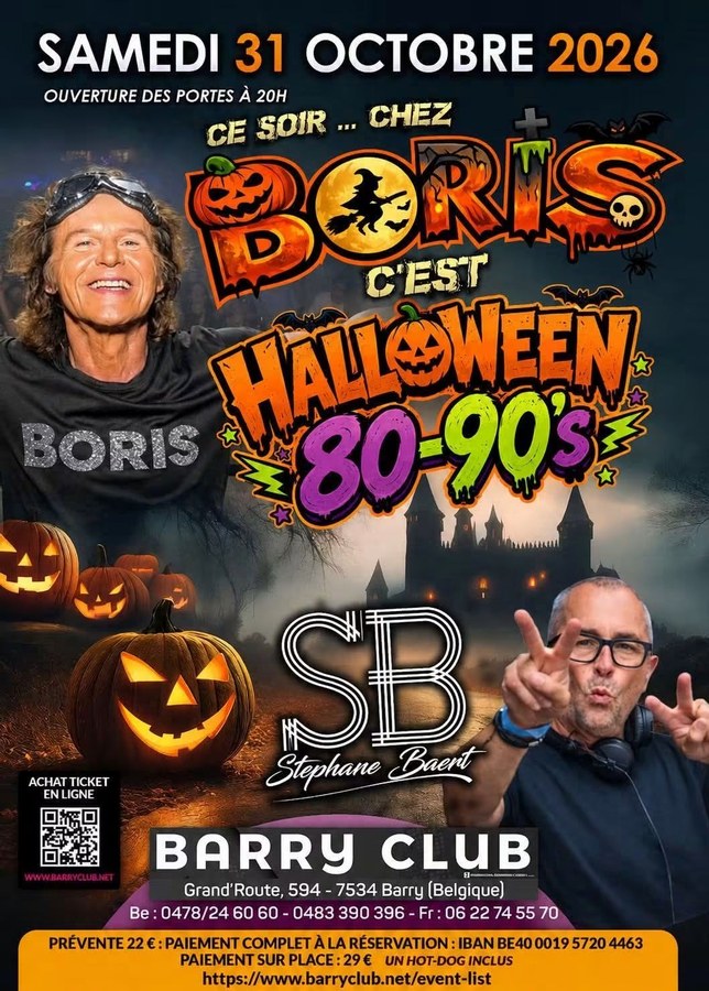 Affiche de Chez boris c est halloween