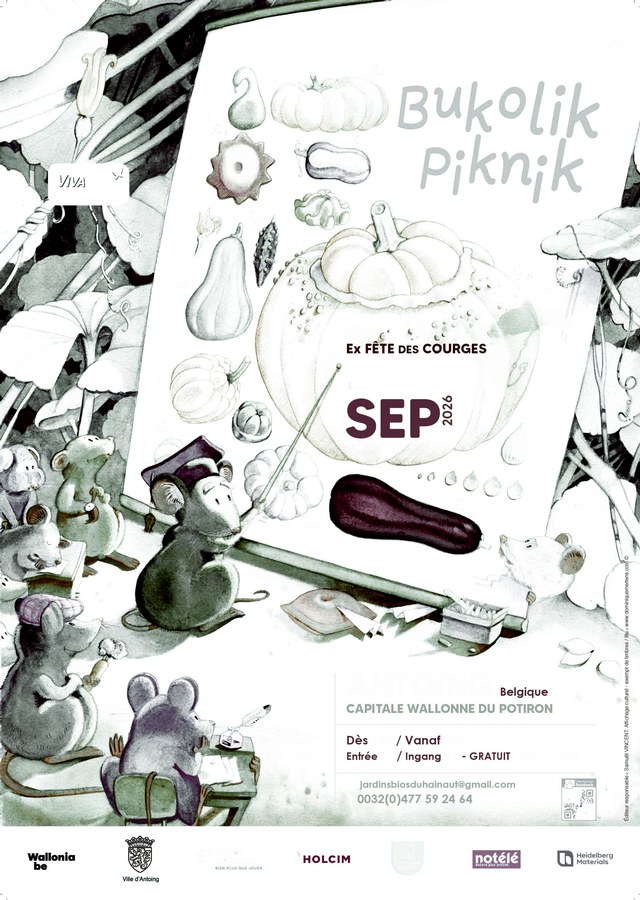 Affiche de Bukolik Piknik 2026 – Ex-Fête des Courges