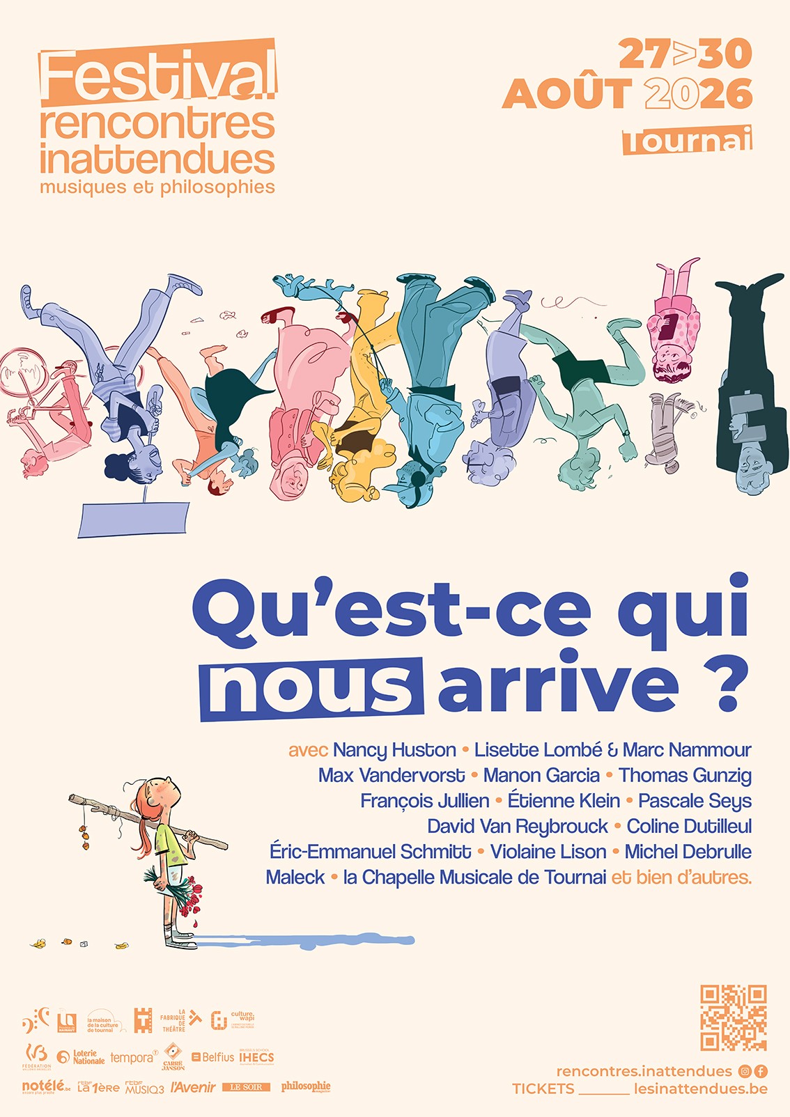 Affiche complète de Festival Les Rencontres Inattendues 2026