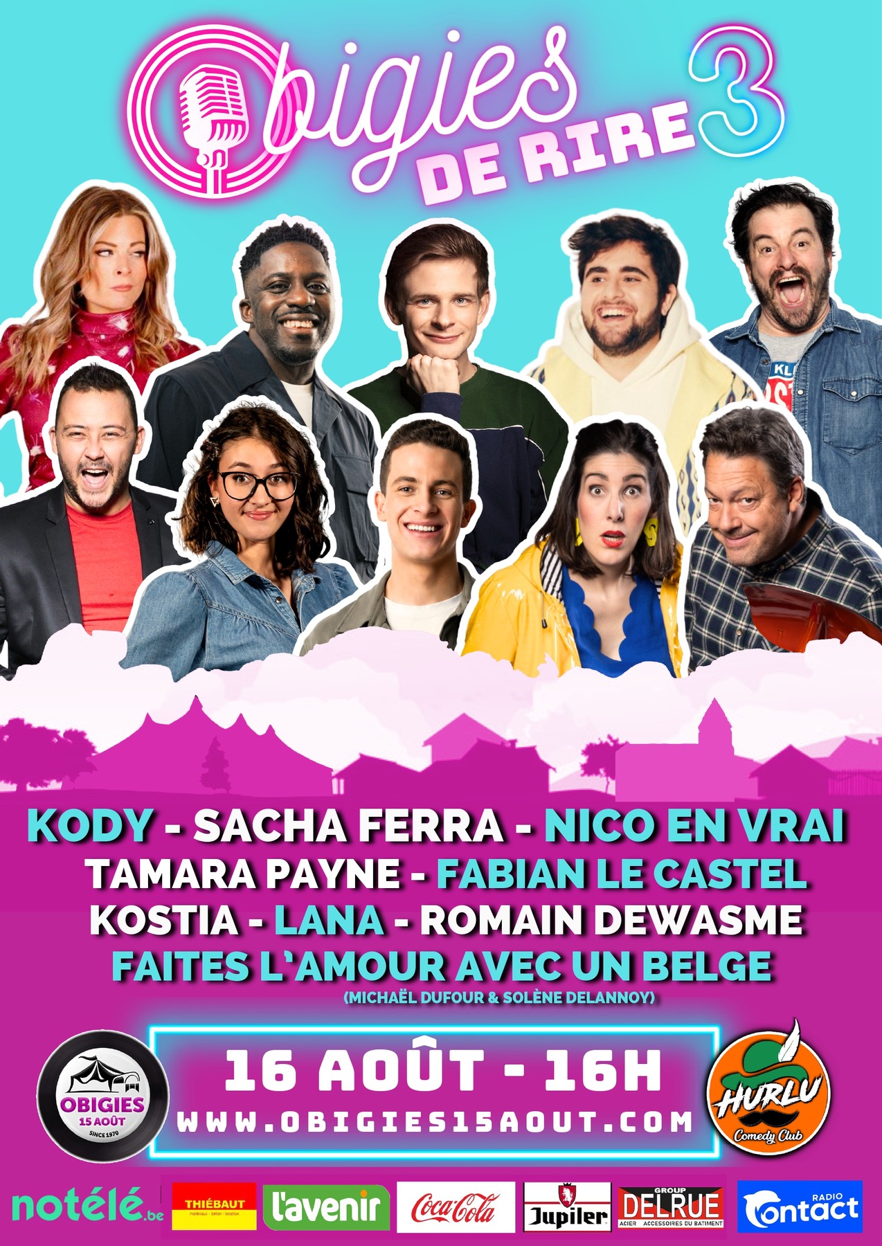 Affiche complète de Obigies de Rire 3